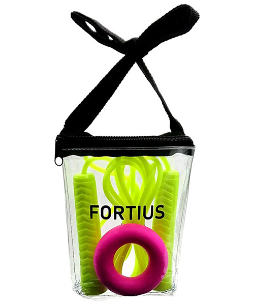 Набор Скакалка с Эспандером 30 кг в Сумке Neon Fortius